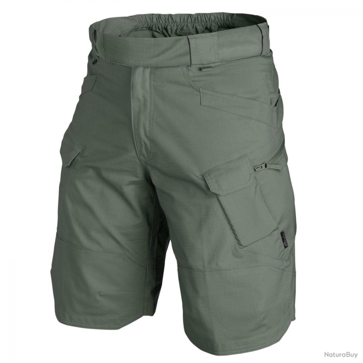 uts® urban® 11 taktisk shorts i ripstop av polycotton OliveDrab - Image 2
