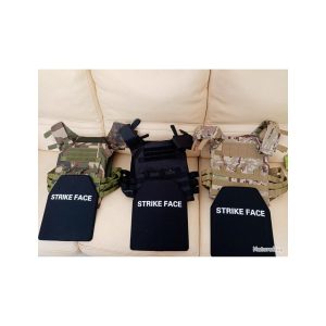 PLATEVEST MED BALLISTISKE PLATER NIJ 4 STAND ALONE